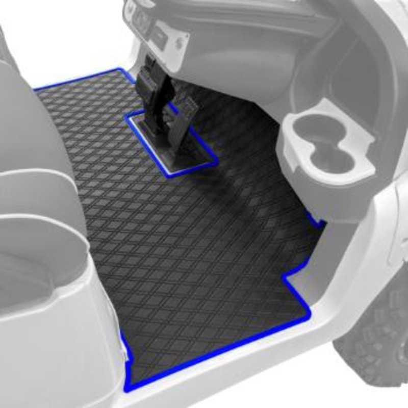 Xtreme Floor Mats for Club Car Precedent / Onward / Tempo / Villager & V4L – Black/Blue