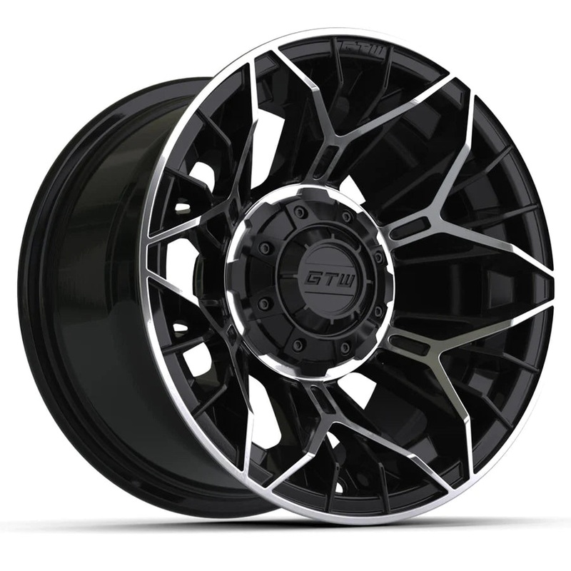 12″ GTW Stellar Machined & Black Wheel