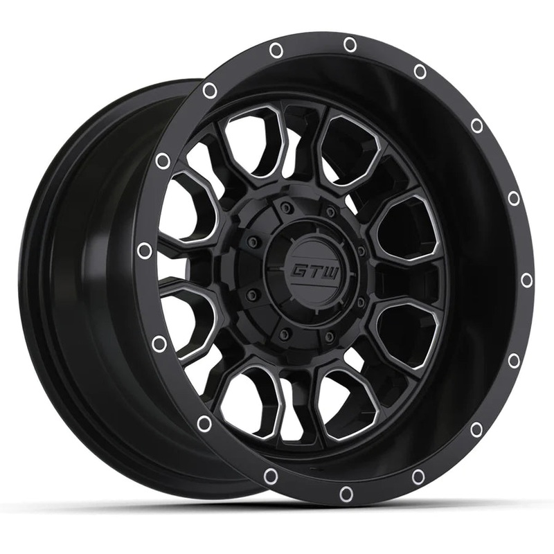 12″ GTW Volt Black & Machined Wheel