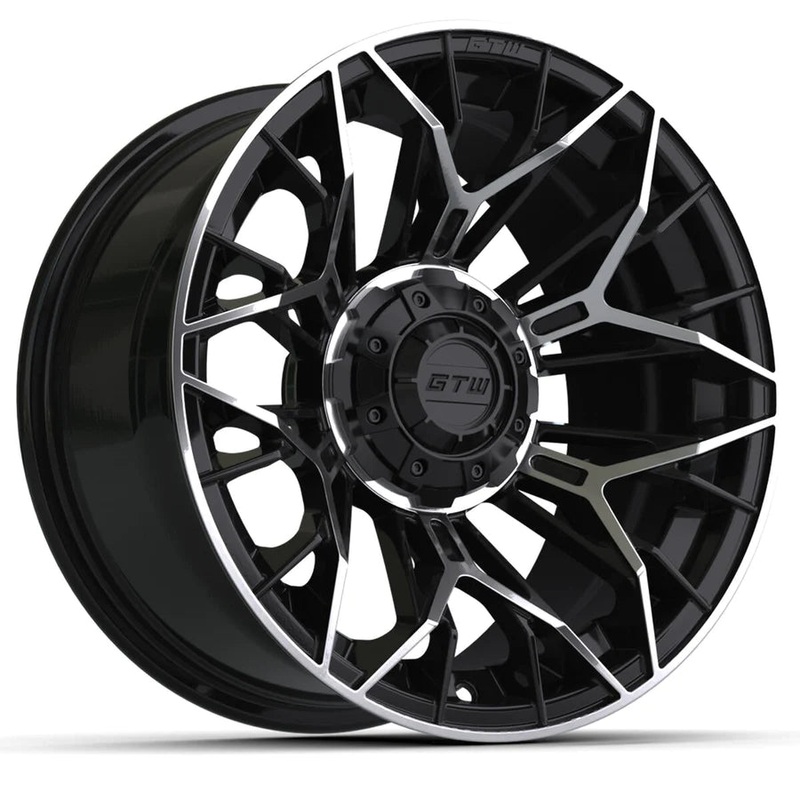 14″ GTW Stellar Black & Machined Wheel