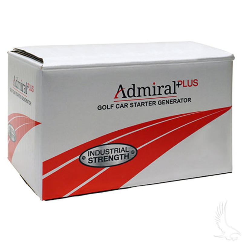 Admiral Plus Industrial – Golf Cart Starter Generator – Clockwise Rotation – Club Car Gas 97-13 (Non Subaru)