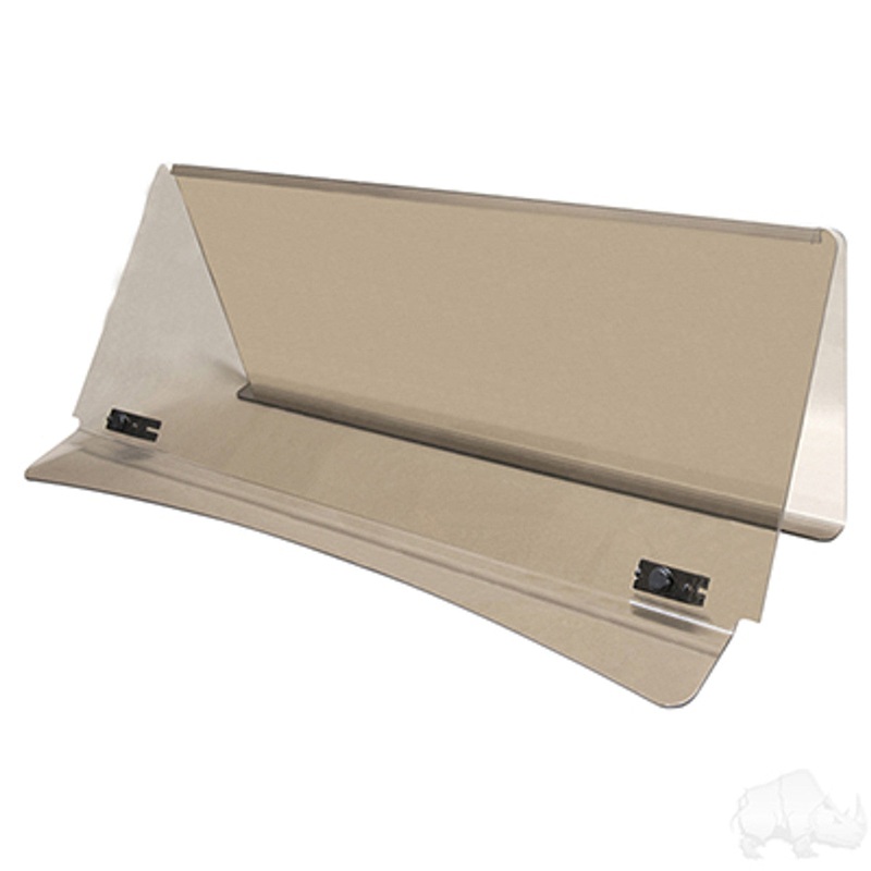 Windshield, 1/4″ Impact Modified Tinted 2 Piece, Yamaha Drive2