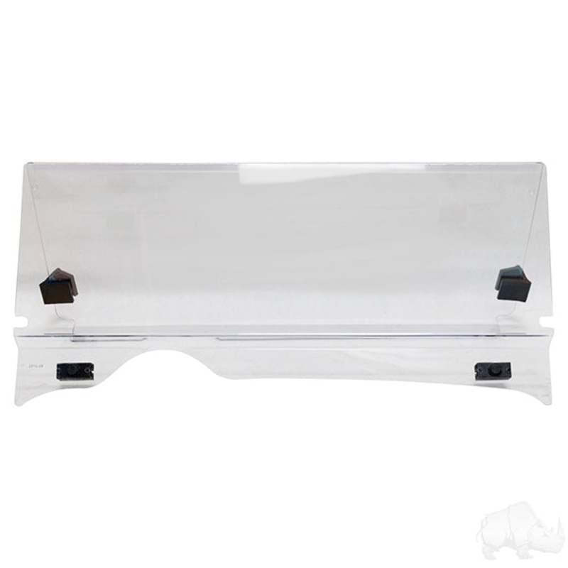 Windshield, Impact Modified Clear 2 Piece, EZGO RXV 08+