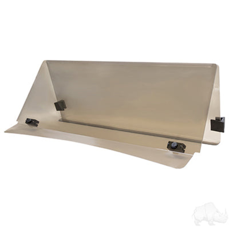 Windshield, Impact Modified Tinted 2 Piece, EZGO Express Cowl w/ Standard Top & 3/4″ Strut