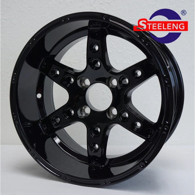 14″ Black Turbine Aluminum Wheel – WH1411