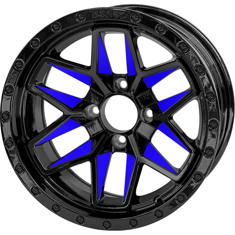 14 Glossy Blue Widow Wheel  Aluminum Alloy – WH1432