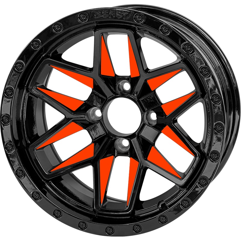 14 Glossy Orange Widow Wheel  Aluminum Alloy – WH1434