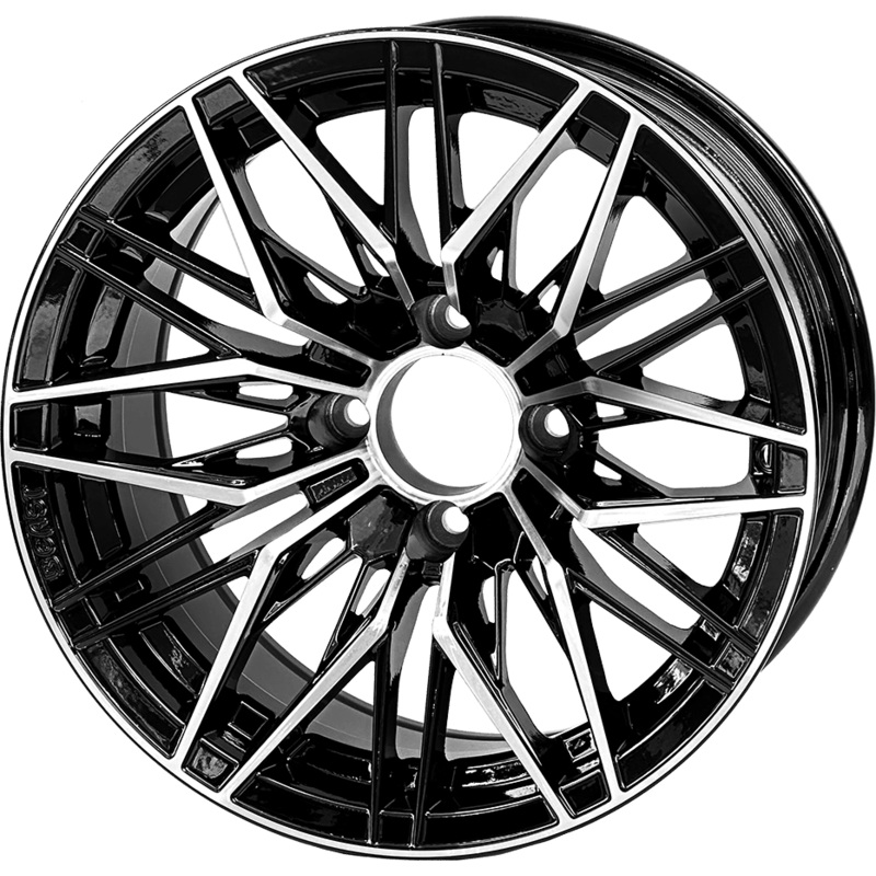 14 Hornet Machined Black Wheel  Aluminum Alloy – WH1435