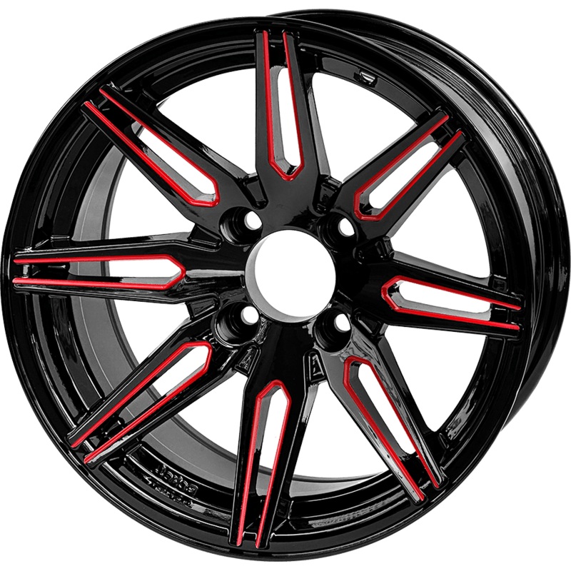 14 Lynx Glossy Red/Black Wheel  Aluminum Alloy – WH1439
