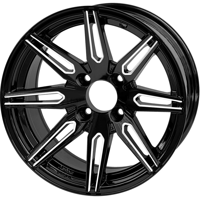 14 Lynx Machined Black Wheel  Aluminum Alloy – WH1438