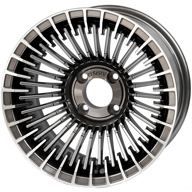 14 Piranha Machined Gunmetal Wheel  Aluminum Alloy – WH1453