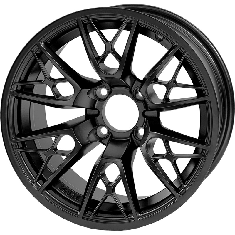 14 Saber Tooth Matte Black Wheel  Aluminum Alloy – WH1442