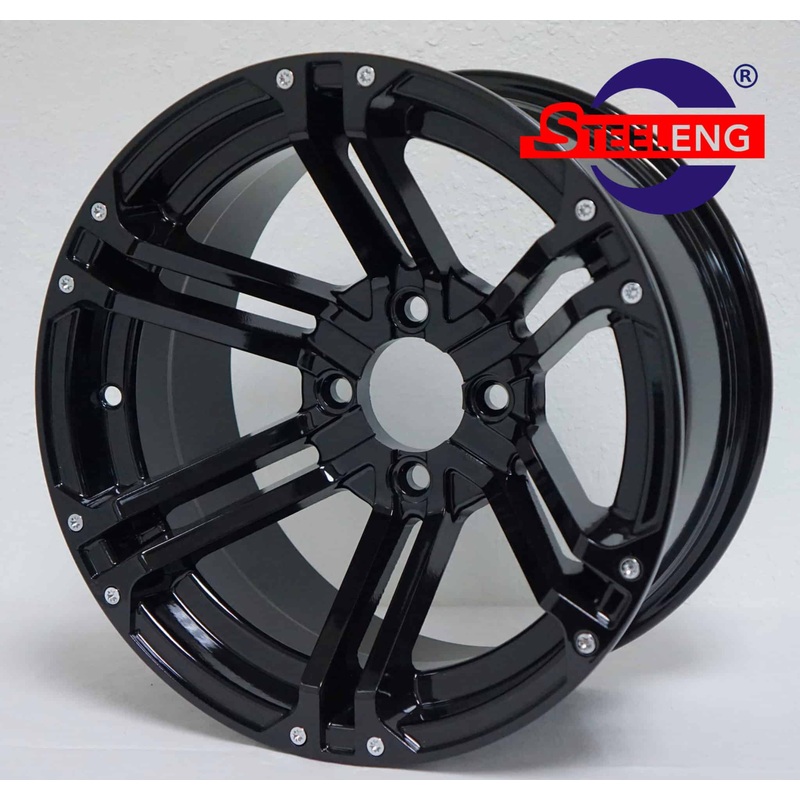 14 Terminator Glossy Black Wheel  Aluminum Alloy – WH1410
