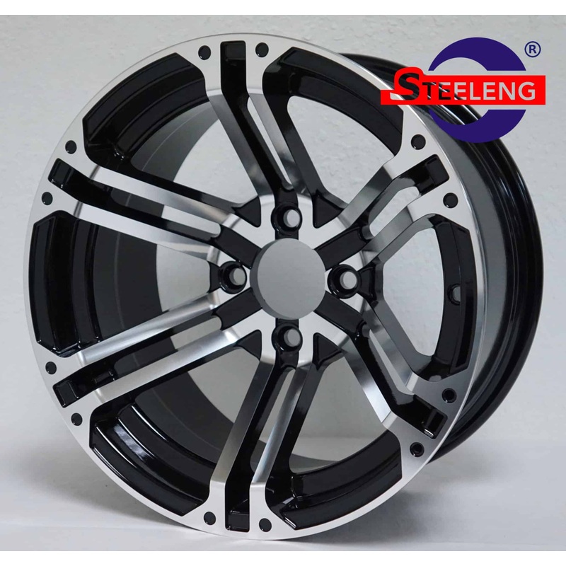 14 Terminator Machined/Black Wheel  Aluminum Alloy – WH1409