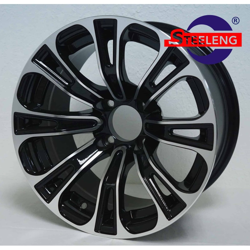 14 Vector Machined/Black Wheel  Aluminum Alloy – WH1418