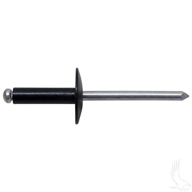 Pop Rivet, Black 3/16x.675×5/8 hd. dia.