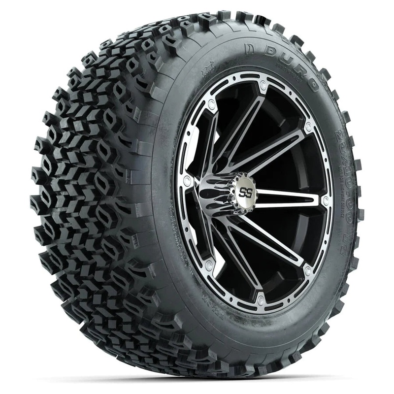 Set of (4) 14 in GTW Element Wheels with 23×10-14 Duro Desert All-Terrain Tires