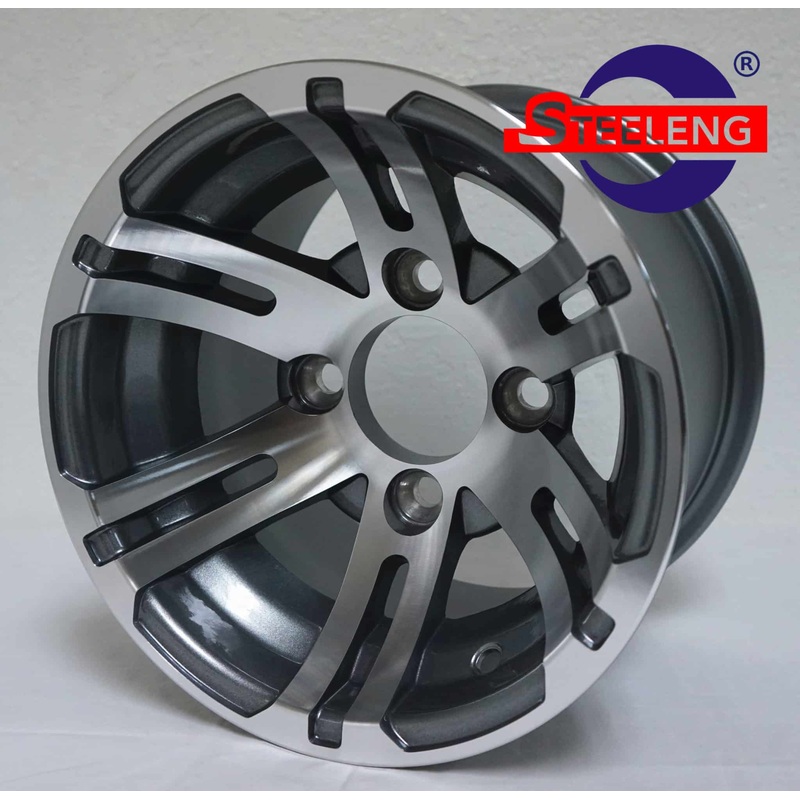10 Bulldog Machined/Gunmetal Wheel  Aluminum Alloy – WH1003
