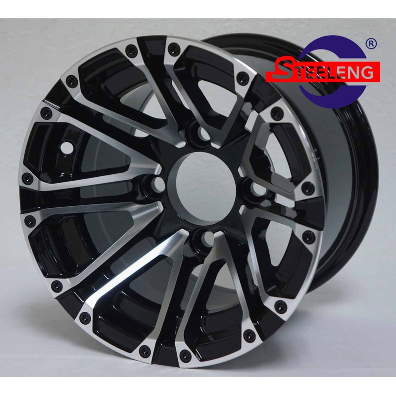 10 Lancer Machined/Black Wheel  Aluminum Alloy – WH1006