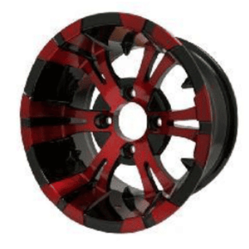 10 Vampire Red/Black Wheel  Aluminum Alloy – WH1024