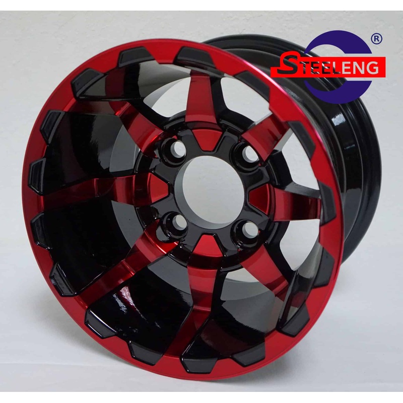 10 Vortex Red/Black Wheel  Aluminum Alloy – WH1026