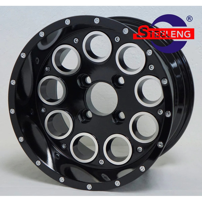 12″ Black Pioneer Aluminum Wheels – WH1224