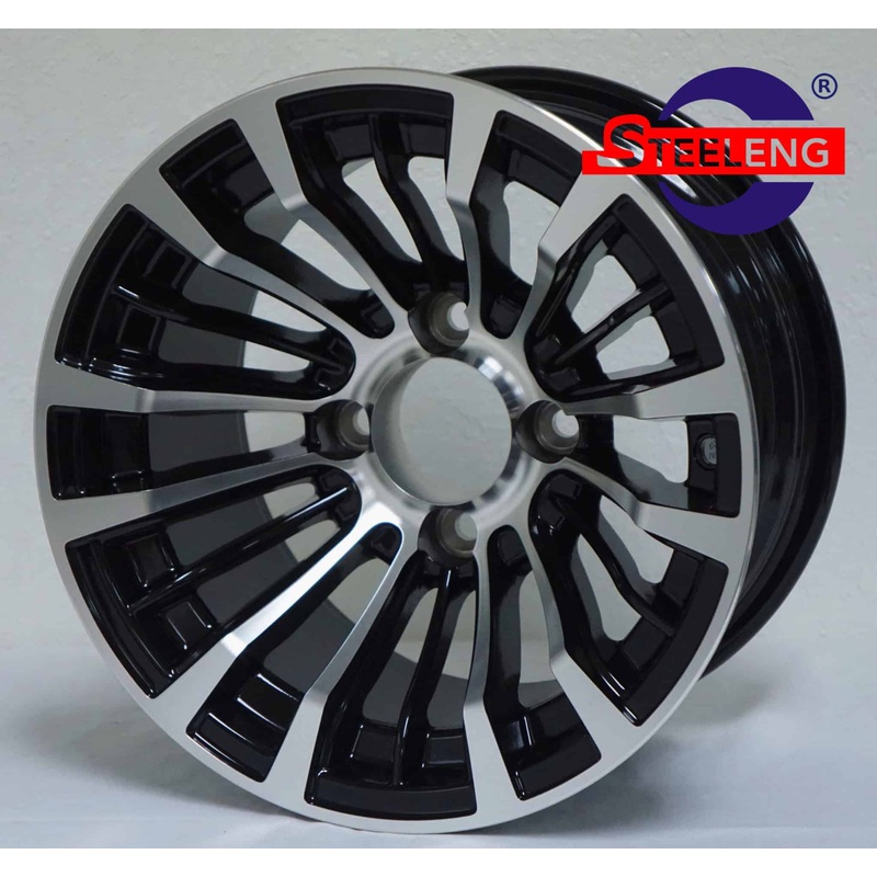 12 Matador Machined/Black Wheel  Aluminum Alloy – WH1216