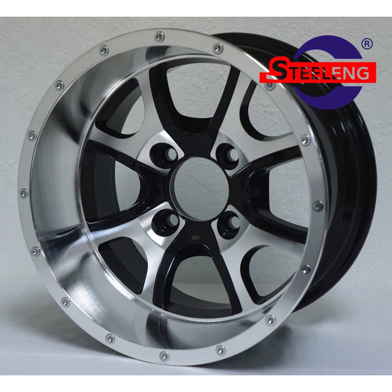 12 Predator Machined/Black Wheel  Aluminum Alloy – WH1225