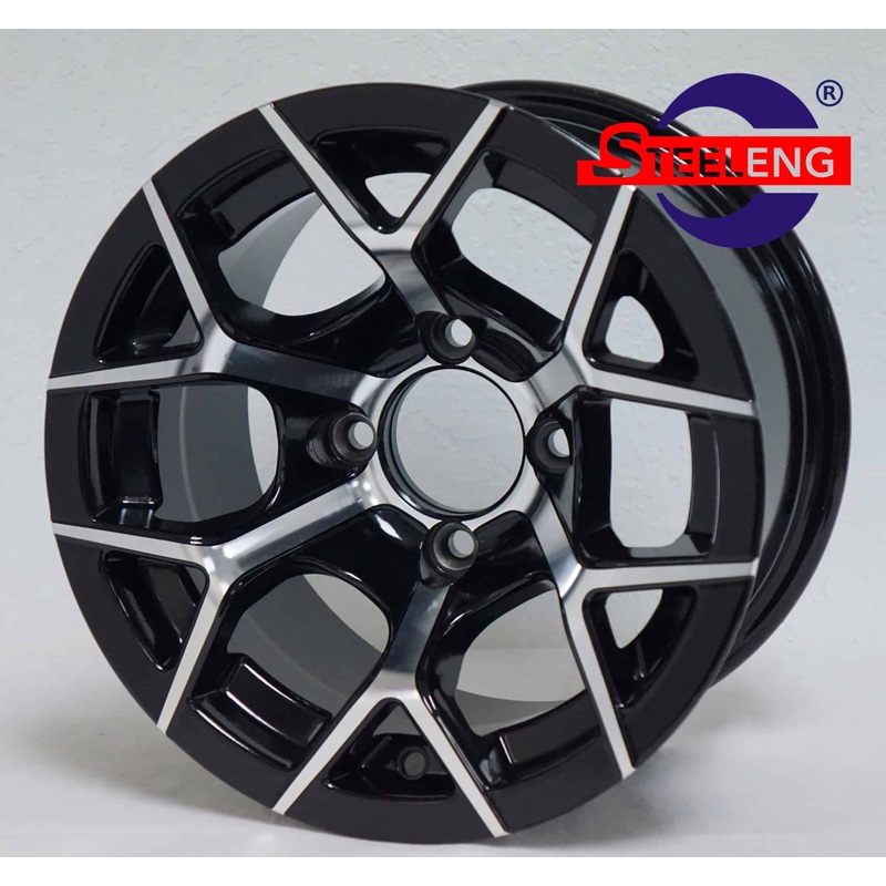 12 Rally Machined/Black Wheel  Aluminum Alloy – WH1226