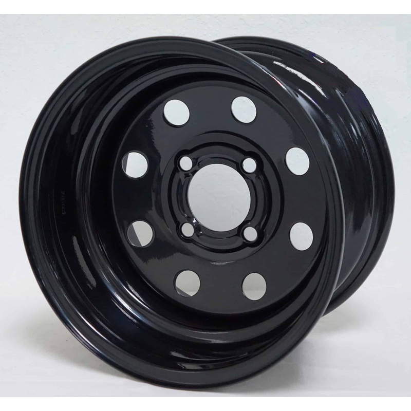 12 Steel Wheel  Black  8 Holes – SW1202