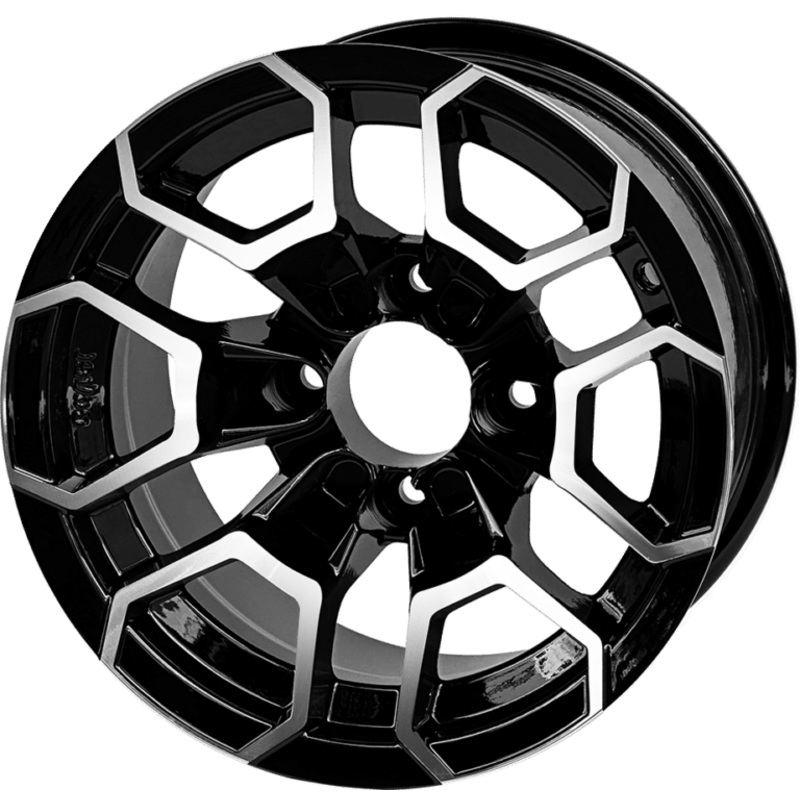 12 ” Talon Machined/Black Wheel – Aluminum Alloy – WH1271