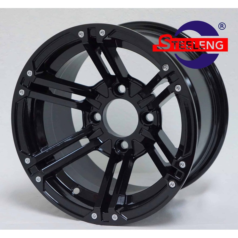 12 Terminator Glossy Black Wheel  Aluminum Alloy – WH1236