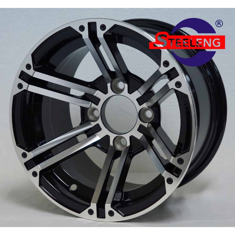 12 Terminator Machined/Black Wheel  Aluminum Alloy – WH1239