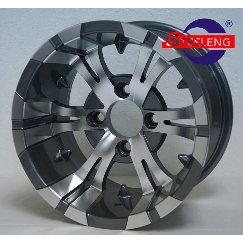 12 Vampire Machined/Gunmetal Wheel  Aluminum Alloy – WH1244