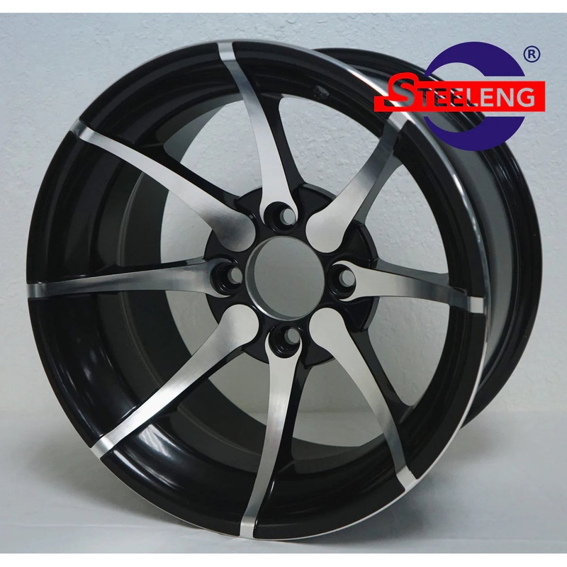 14″ Machined Black Kraken Aluminum Wheel – WH1402