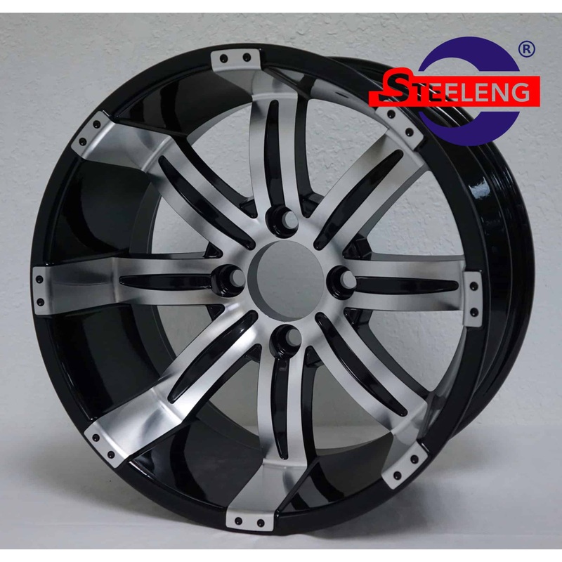 14 Tempest Machined/Black Wheel  Aluminum Alloy – WH1406
