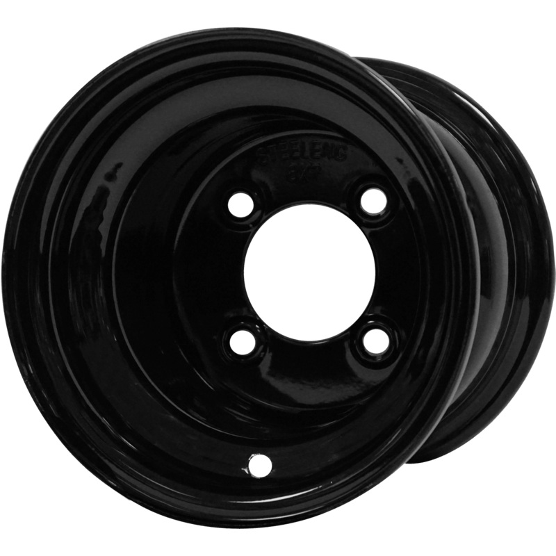8 Steel Wheel  Black – SW0801