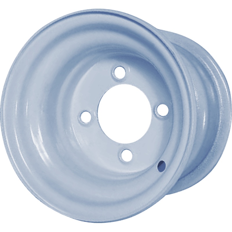 8 Steel Wheel  White – SW0802