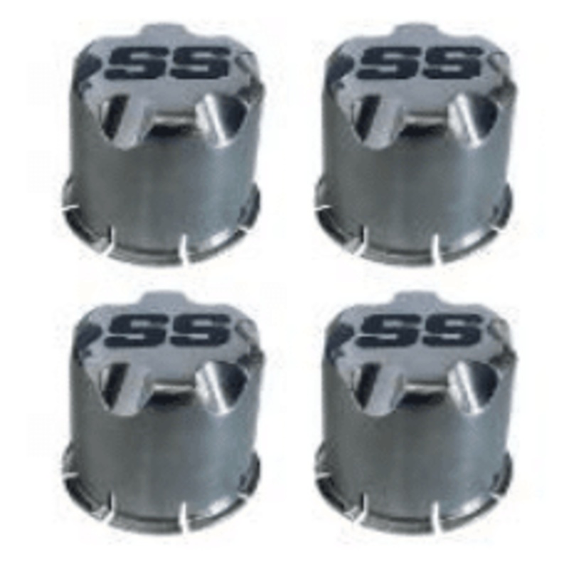 SGC Center Cap  Chrome color  Black SS logo