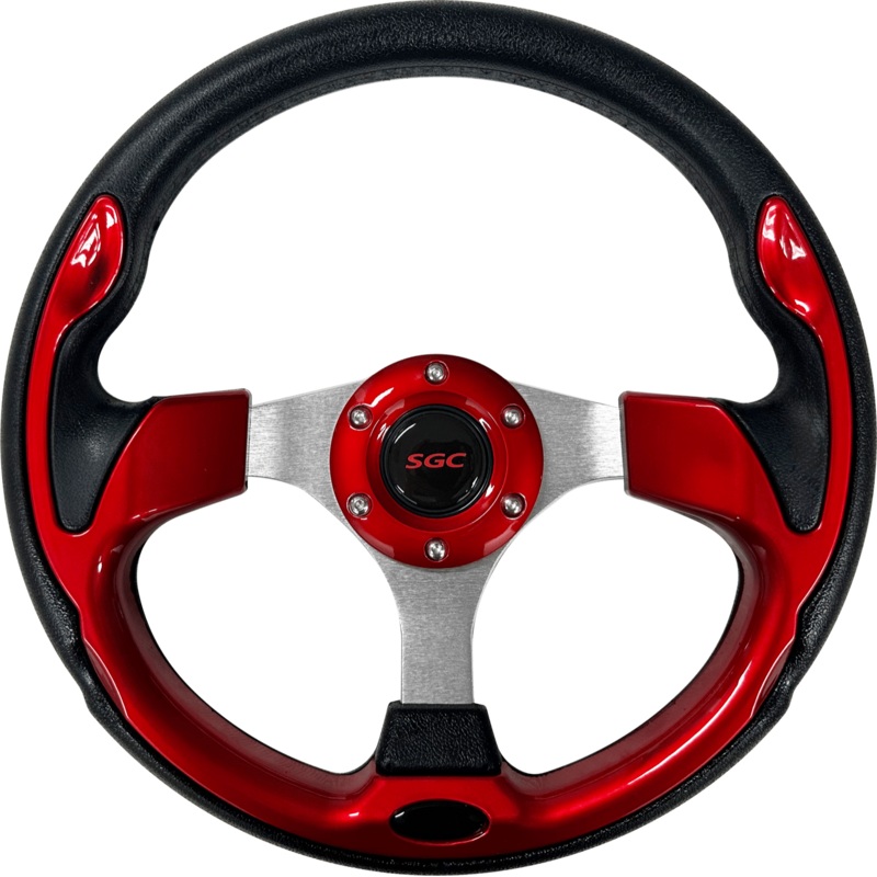 SW04 STEERING WHEEL  Sporty  Fire Engine Red – WA0004
