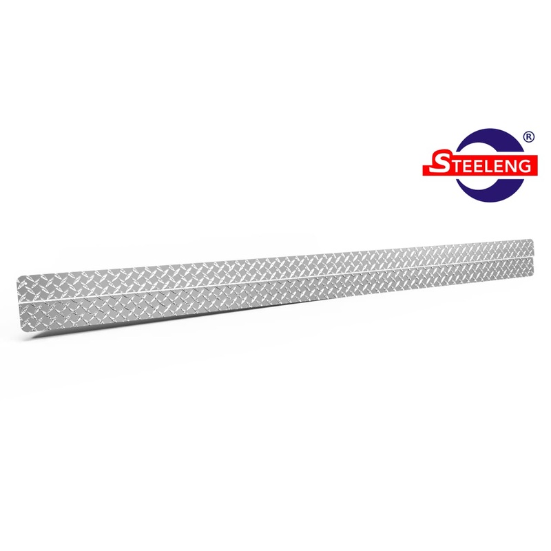 Kick Plate Polished Aluminum Diamond Plate for Club Car Golf Cart DS (1982-up) – KPDS01