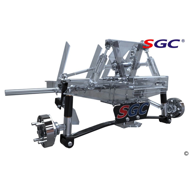 Lift Kit  4 Block (Spindle Extension) for Club Car DS (1982-1992) – LKDS03