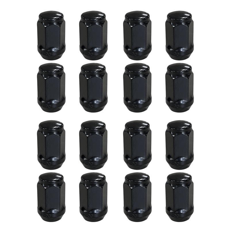 Lug Nuts  STANDARD (1/2-20)  Color Black – LN0002