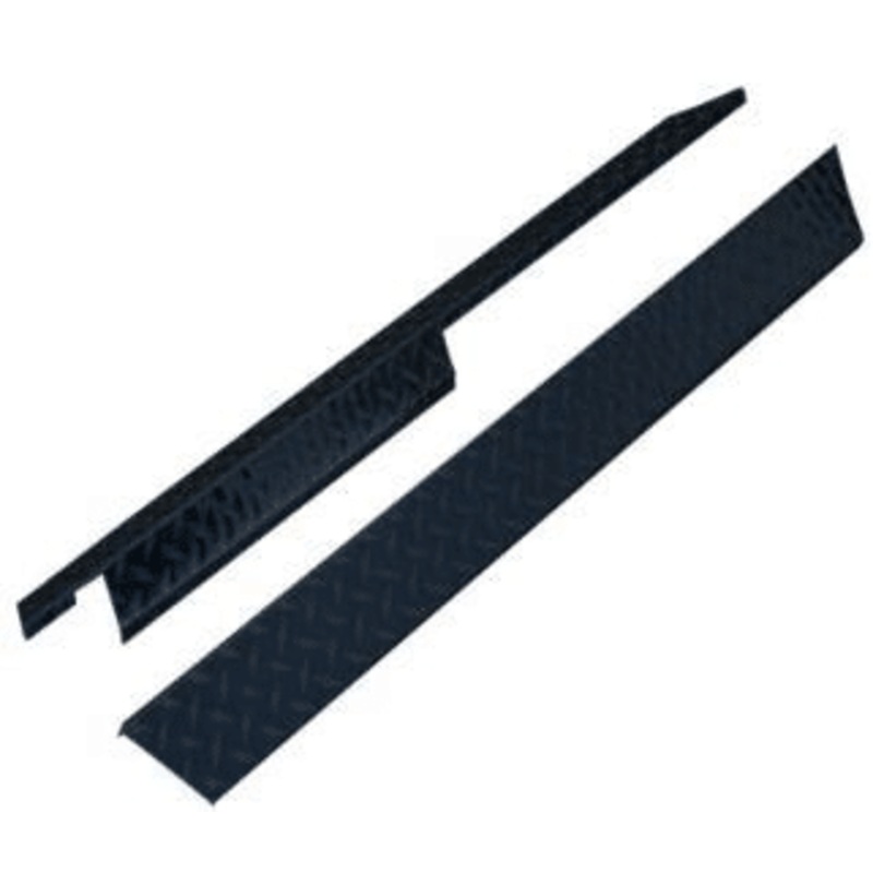 Rocker Panels Black Powder Coated Aluminum Diamond Plate for Club Car DS (1982-up) (set of 2) – RPDS02