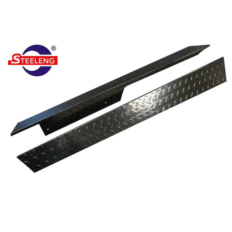 Rocker Panels Black Powder Coated Aluminum Diamond Plate for Club Car Precedent (2004-up) (set of 2) – RPPR02