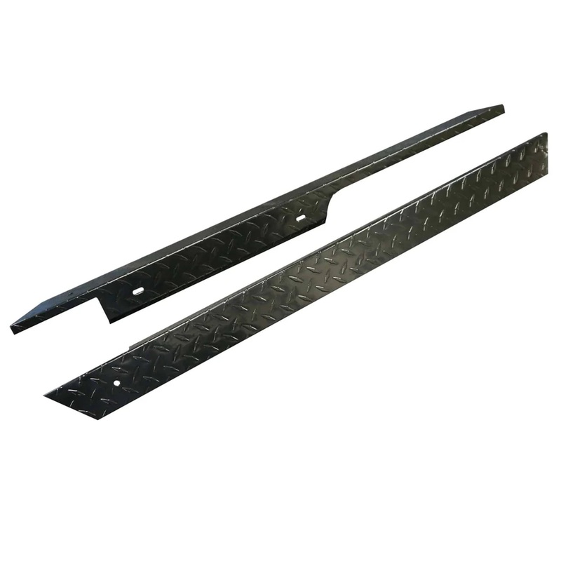 Rocker Panels Black Powder Coated Aluminum Diamond Plate for EZGO TXT (1996-2013) (set of 2) – RPTX02