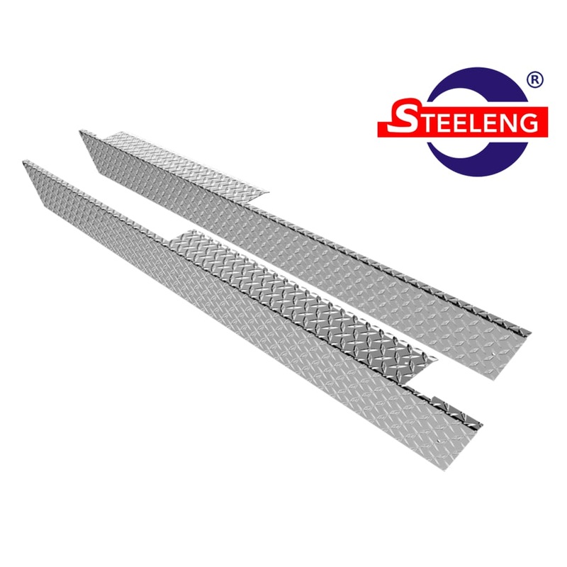 Rocker Panels Polished Aluminum Diamond Plate for Club Car DS (1982-up) (set of 2) – RPDS01