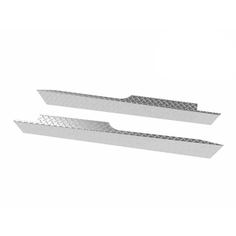 Rocker Panels Polished Aluminum Diamond Plate for Club Car Precedent (2004-up) (set of 2) – RPPR01