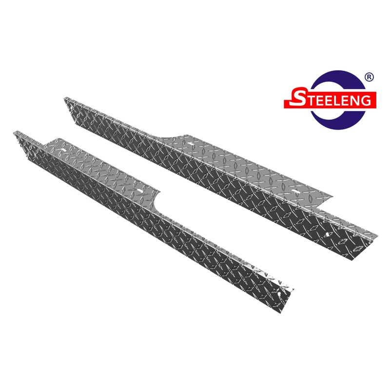 Rocker Panels Polished Aluminum Diamond Plate for EZGO TXT (1996-2013) (set of 2) – RPTX01