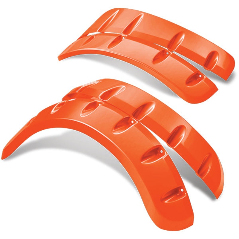DoubleTake Fender Flare Set for Titan Body, EZGO 96+, Orange
